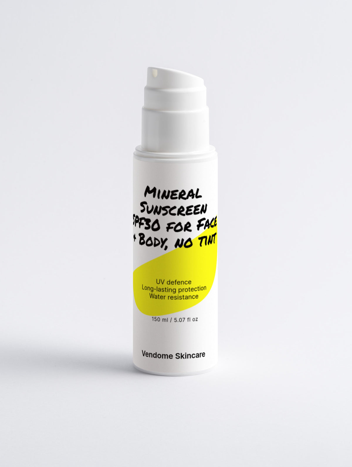 Mineral Sunscreen SPF30 for Face & Body, no tint